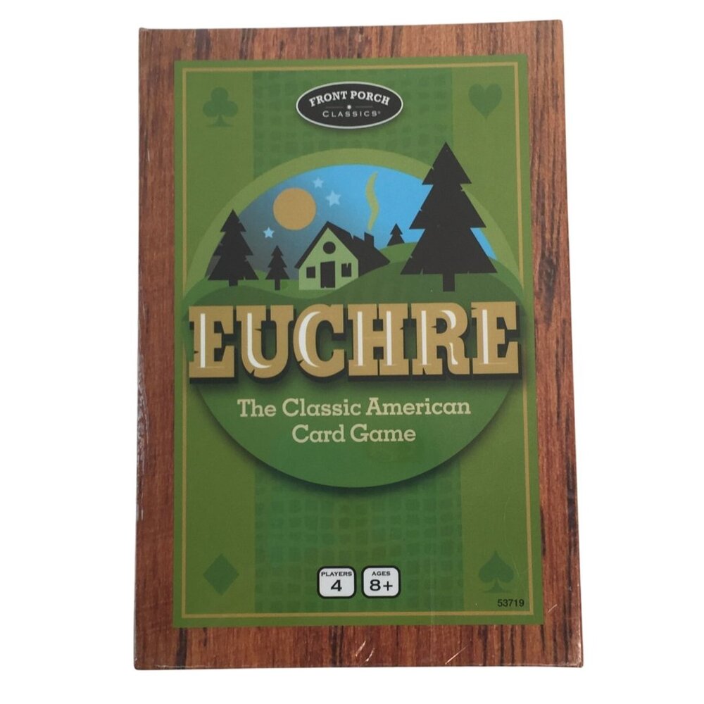Euchre Classic Card Game‎ by Front Porch Classics 2020 New Sealed